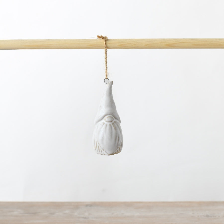 Decorative Glazed Hanging Gonk Ornament - Set of 4