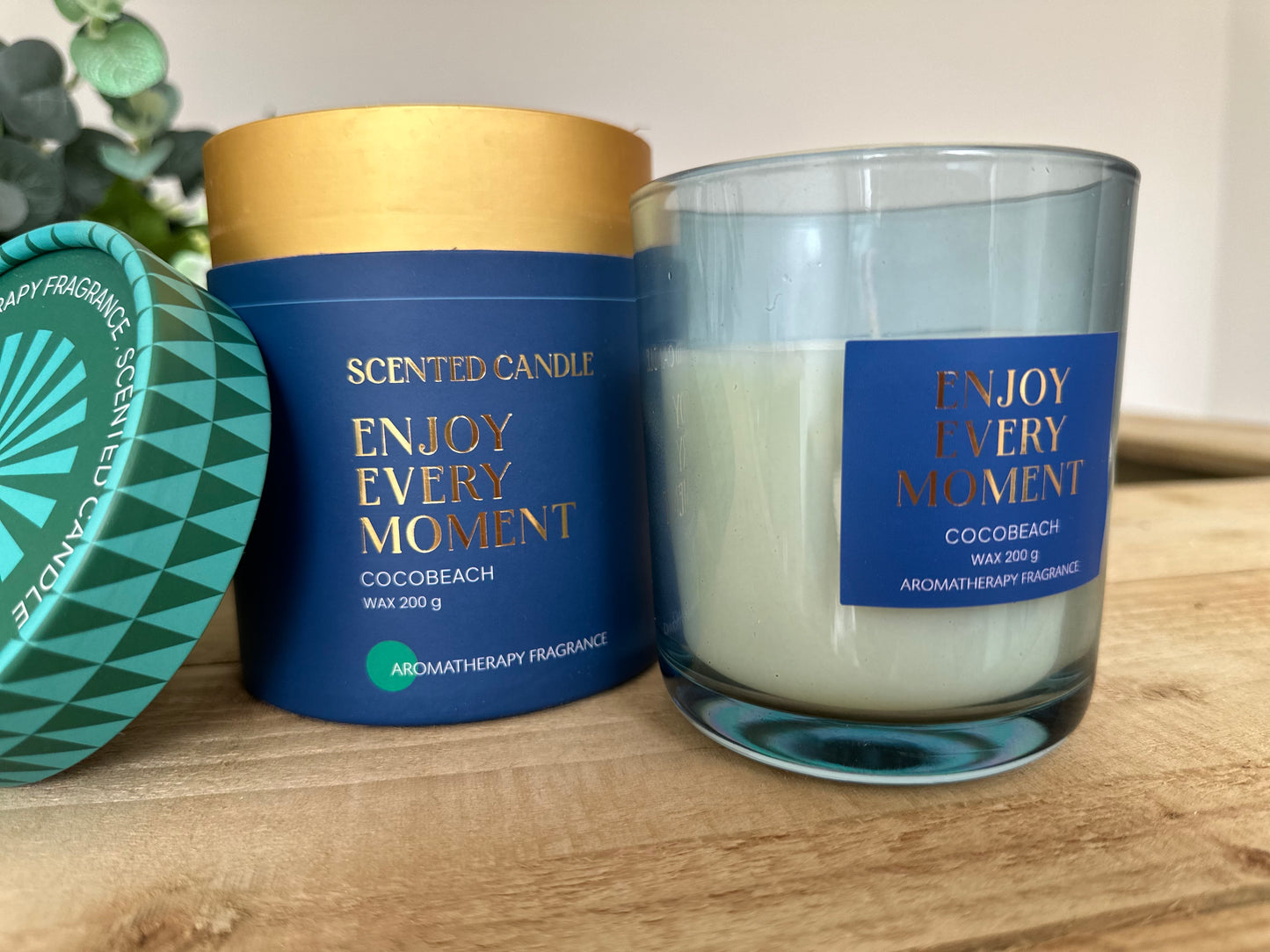 Aromatherapy Scented Votive Candle in Gift Box - Cocobeach.Wax