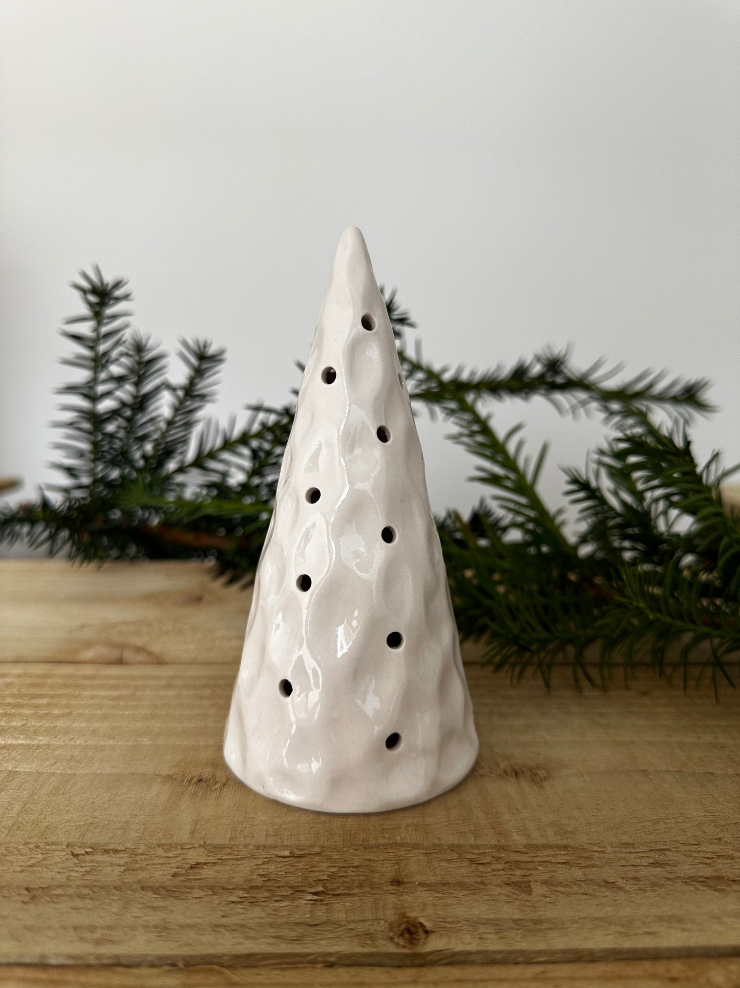 Light Up Ceramic Christmas Tree x3