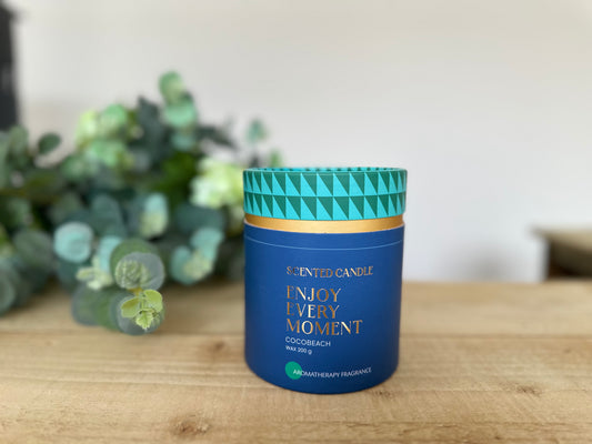 Aromatherapy Scented Votive Candle in Gift Box - Cocobeach.Wax