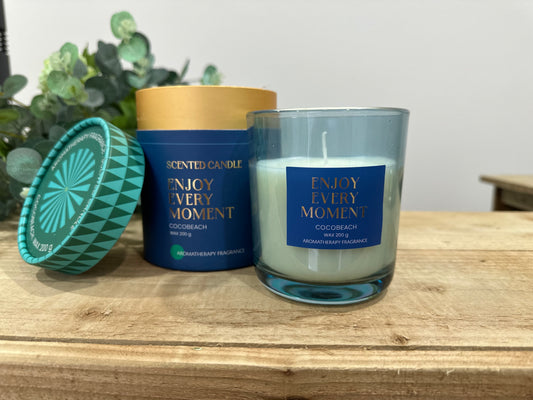 Aromatherapy Scented Votive Candle in Gift Box - Cocobeach.Wax