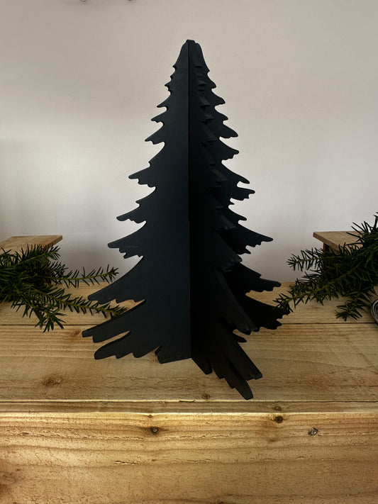 Black Modern Wooden Decorative Tree
