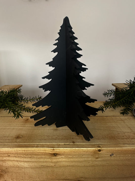 Black Modern Wooden Decorative Tree